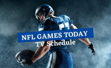 NFL Games Today TV Schedule