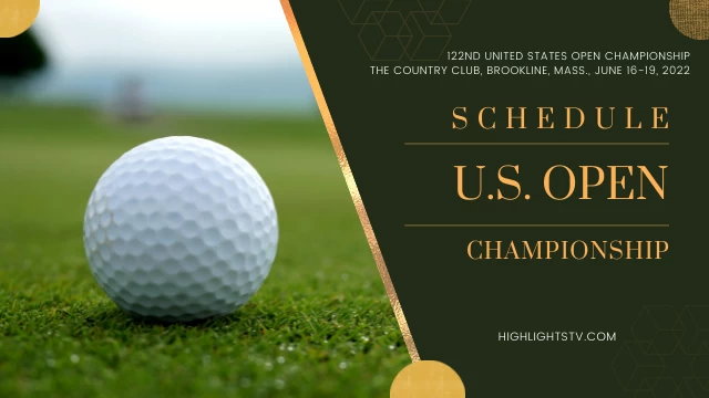 2022 US Open Golf on TV schedule